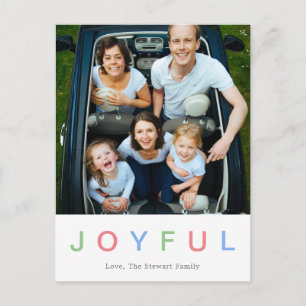 Cartes Pour Fêtes Annuelles Jolie couleur Joyeux Photo moderne