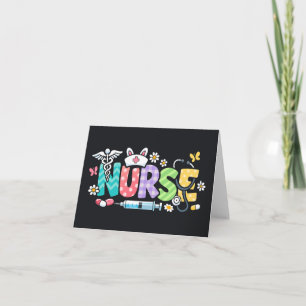 Cartes Pour Fêtes Annuelles Jolie infirmière de Pâques Humour médical