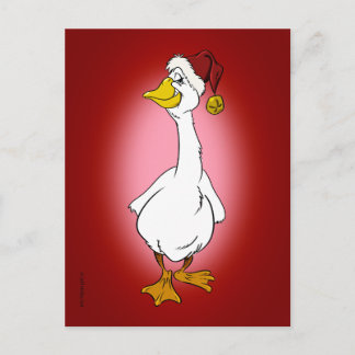 Cartes Pour Fêtes Annuelles Jolie oie de Noël