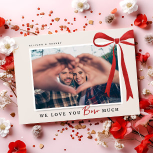 Cartes Pour Fêtes Annuelles Jolie photo de la Saint-Valentin 'On t'aime TELLEM