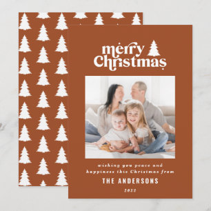 Cartes Pour Fêtes Annuelles Jolie typographie de Noël