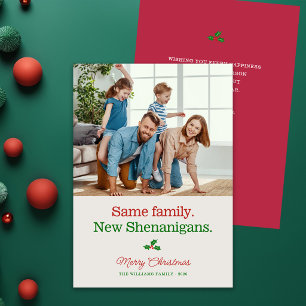 Cartes Pour Fêtes Annuelles Jolies et drôles photos de famille pour Noël