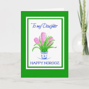 Cartes Pour Fêtes Annuelles  Jolies jacintes Norooz Nouvel An persan, fille