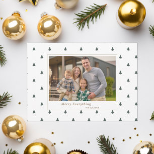 Cartes Pour Fêtes Annuelles Jolies petites fêtes de Noël Photo d'arbres