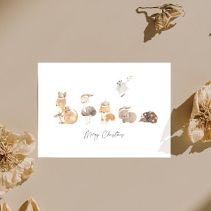 Cartes Pour Fêtes Annuelles Jolis Animaux Australiens Natifs Noël