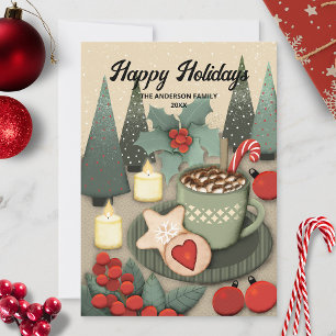Cartes Pour Fêtes Annuelles Jolis friandises de Noël 