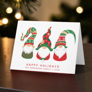 Cartes Pour Fêtes Annuelles Jolis nains de Noël