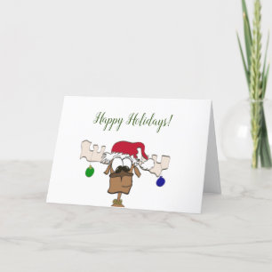 Cartes Pour Fêtes Annuelles Jolis rennes de fête
