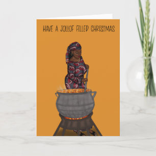 Cartes Pour Fêtes Annuelles Jollof Christmas