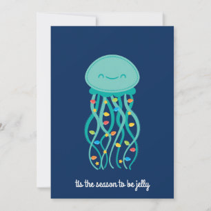 Cartes Pour Fêtes Annuelles Jolly méduse