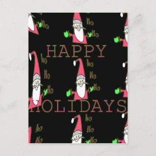 Cartes Pour Fêtes Annuelles Jolly Mouse Père Noël : Une Illustration Fun Holid