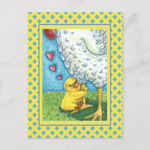 CARTES POUR FÊTES ANNUELLES JOUER VOTRE MOMME, CUTE BÉBÉ POULET AIME MÈRE ALOR
