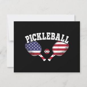 Cartes Pour Fêtes Annuelles Joueur de basket-ball américain Vintage Pickle Bal