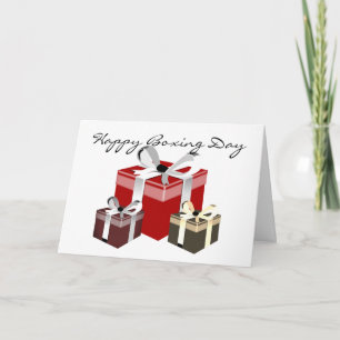 Cartes Pour Fêtes Annuelles Jour de la boxe Cadeau employé