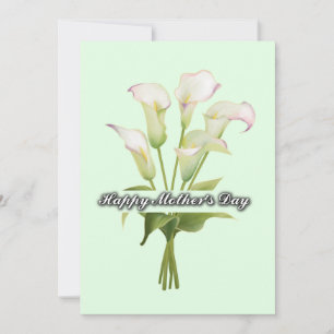 Cartes Pour Fêtes Annuelles Jour de la mère de l'arrangement du lis floral
