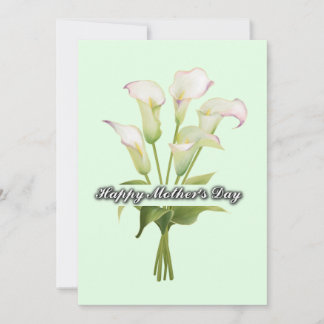 Cartes Pour Fêtes Annuelles Jour de la mère de l'arrangement du lis floral
