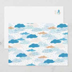 Cartes Pour Fêtes Annuelles Jour de la pluie