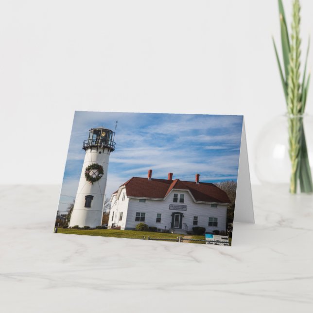 Cartes Pour Fêtes Annuelles Jour de Noël de Chatam Light (Devant)