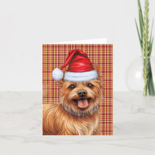 Cartes Pour Fêtes Annuelles Jour de Noël du chien Terrier australien