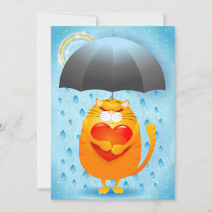 Cartes Pour Fêtes Annuelles Jour de pluie