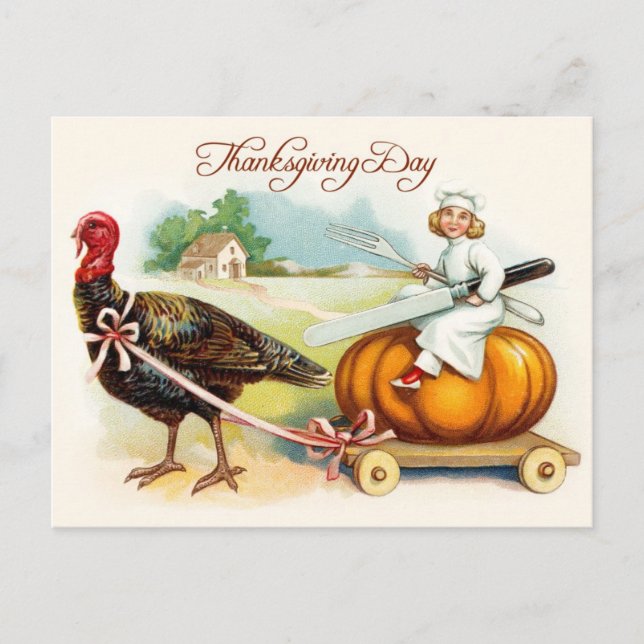 Cartes Pour Fêtes Annuelles Jour de thanksgiving (Devant)