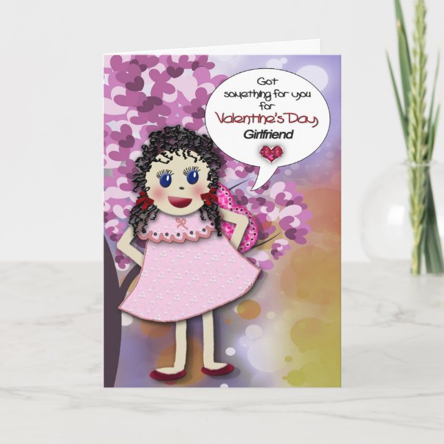 CARTES POUR FÊTES ANNUELLES JOUR DE VALENTINE - PETITE AMIE - AMIS (Devant)