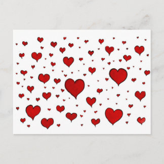 Cartes Pour Fêtes Annuelles Jour de Valentines de coeurs