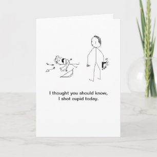 Cartes Pour Fêtes Annuelles Jour de Valentines, et meurtre