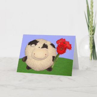 Cartes Pour Fêtes Annuelles Jour de Valentines heureux de vache