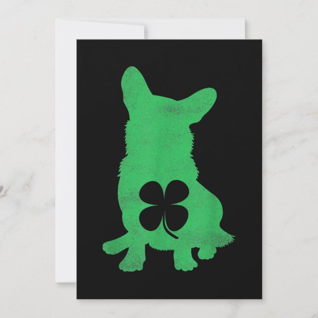 Cartes Pour Fêtes Annuelles Jour des Saint-Patricks irlandais Shamrock de Chie (Devant)