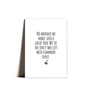 Cartes Pour Fêtes Annuelles Jour des Valentines minimaux de Punny