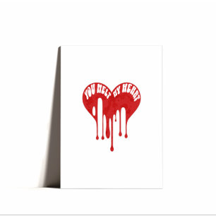 Cartes Pour Fêtes Annuelles Jour des Valentines minimaux de Punny