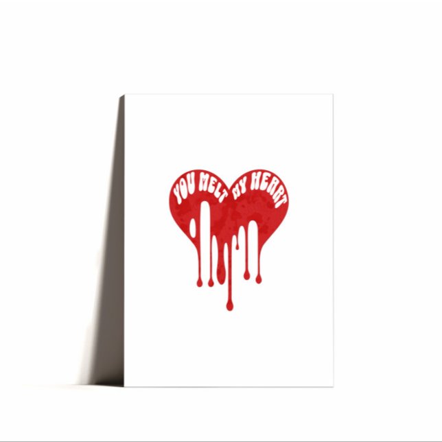 Cartes Pour Fêtes Annuelles Jour des Valentines minimaux de Punny (Créateur téléchargé)