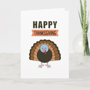 Cartes Pour Fêtes Annuelles Jour du bon thanksgiving Turquie Gratuit vacances