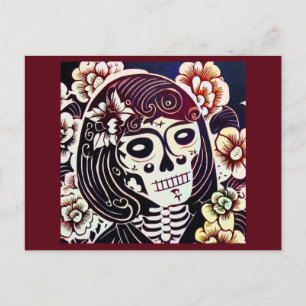 Cartes Pour Fêtes Annuelles Jour du crâne de sucre mort 2