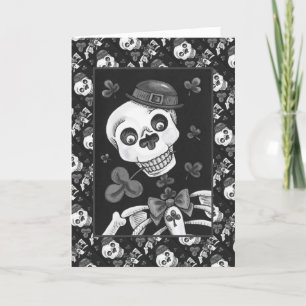 CARTES POUR FÊTES ANNUELLES JOUR DU MORT LEPRECHAUN, ST. L'ÂME DE LA JOURNÉE D