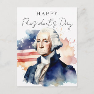 Cartes Pour Fêtes Annuelles Jour du Président George Washington Business