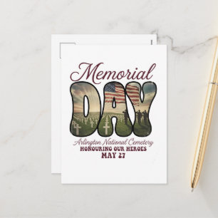 Cartes Pour Fêtes Annuelles Jour du Souvenir Cimetière national d'Arlington