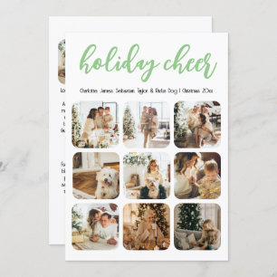 Cartes Pour Fêtes Annuelles Jour férié 12 Photo Noël personnalisé