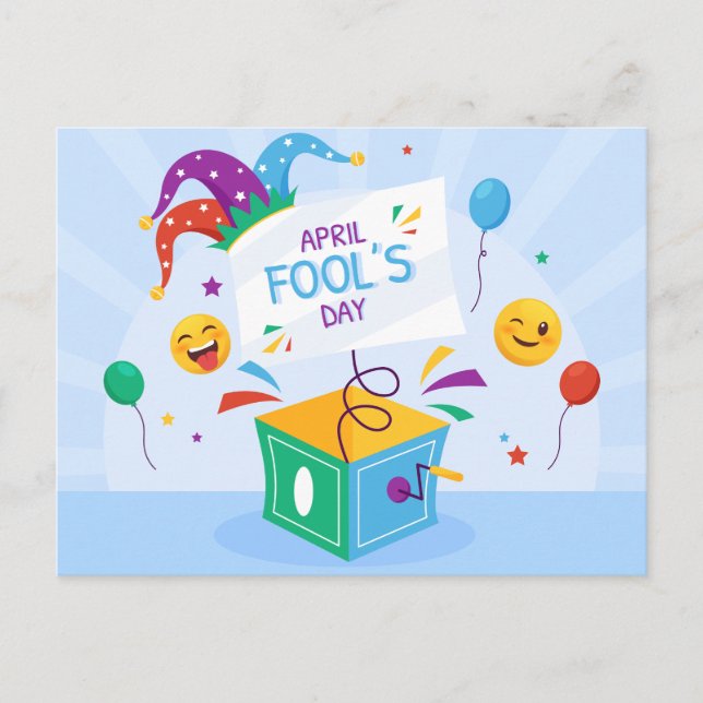 Cartes Pour Fêtes Annuelles Jour férié du poisson d'avril (Devant)