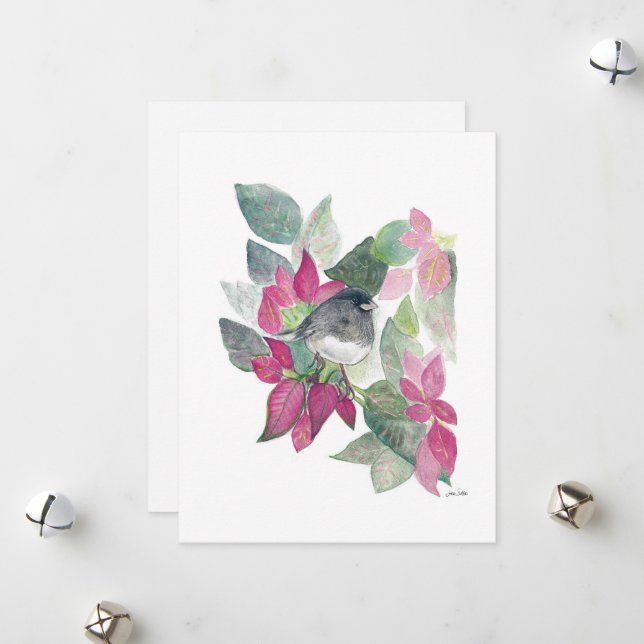 Cartes Pour Fêtes Annuelles Jour férié Junco (Devant/Arrière en situation)