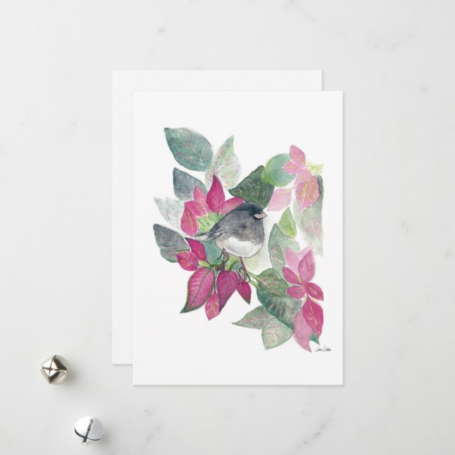 Cartes Pour Fêtes Annuelles Jour férié Junco (Devant/Arrière en situation)