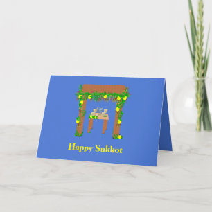 Cartes Pour Fêtes Annuelles jour spécial Joyeux Sukkot