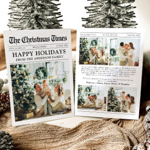 Cartes Pour Fêtes Annuelles Journal Unique Fun What A Year Photo Christmas