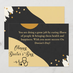 Cartes Pour Fêtes Annuelles Journée des médecins Abstraits modernes
