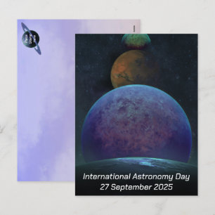 Cartes Pour Fêtes Annuelles Journée internationale de l'astronomie - Planètes