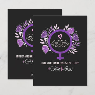 Cartes Pour Fêtes Annuelles Journée internationale des femmes 2026 8 mars