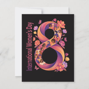 Cartes Pour Fêtes Annuelles Journée internationale des femmes 8 mars