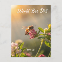 Journée mondiale des abeilles Art floral abeille à