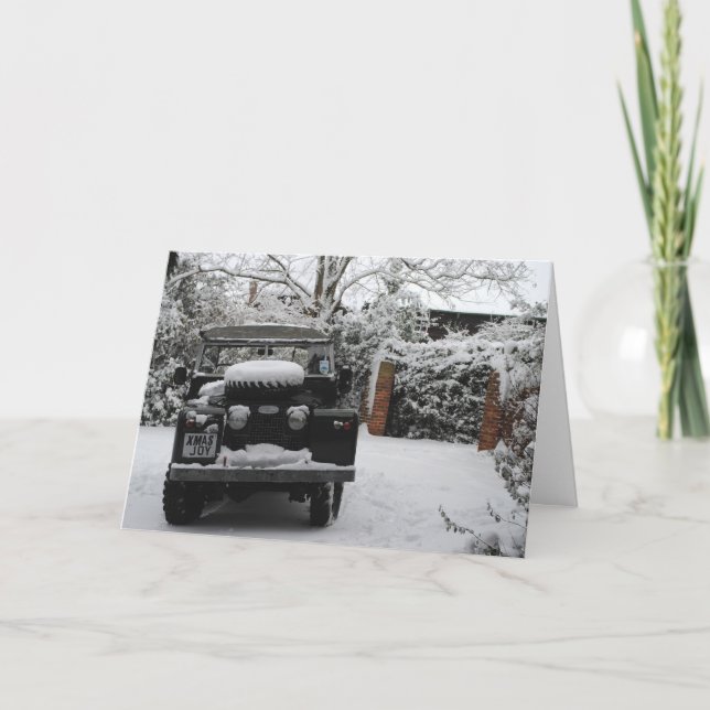 CARTES POUR FÊTES ANNUELLES JOY DE XMAS (Devant)